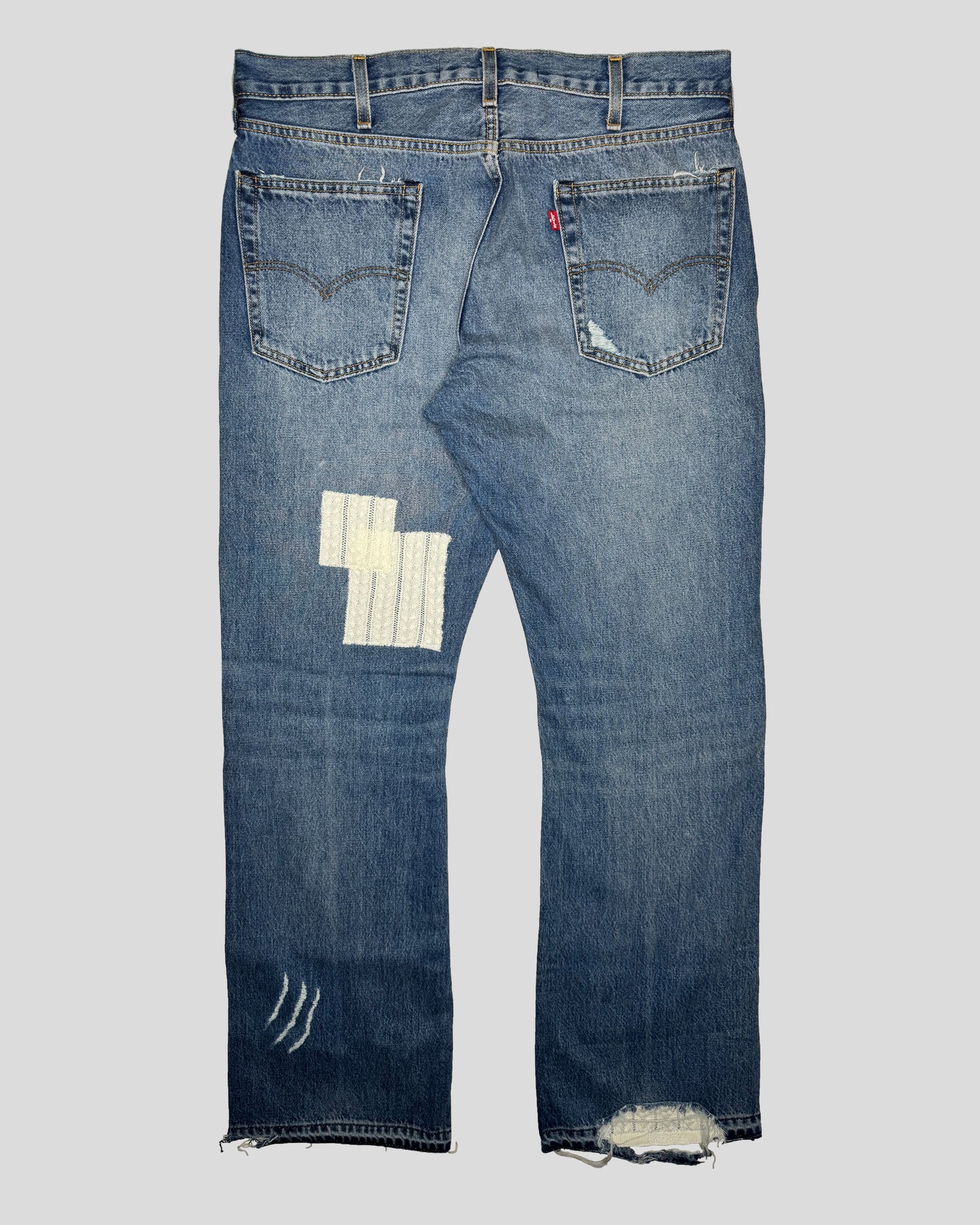 Sweater Repaired Denim