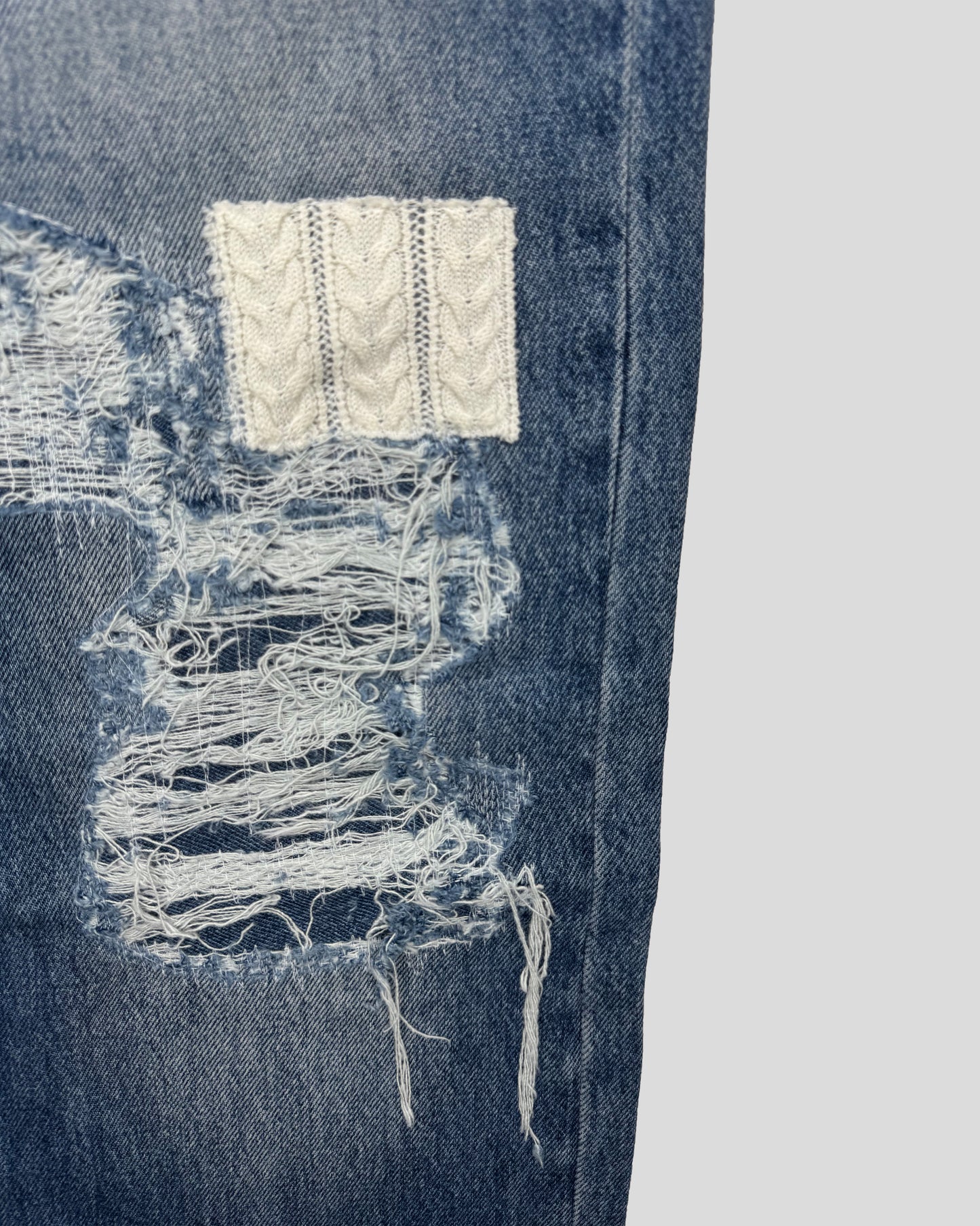 Sweater Repaired Denim